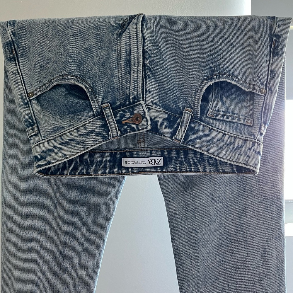 Zara High Rise Women Jeans - Light Blue